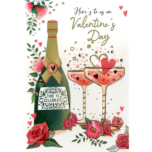 Picture of HERES TO US ON VALENTINES DAY CARD